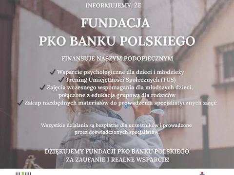 Z przyjemnością informujemy o rozpoczęciu współpracy z Fundacją PKO Banku Polskiego.