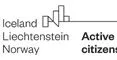 Logo 'Iceland Liechtenstein Norway Active citizens'